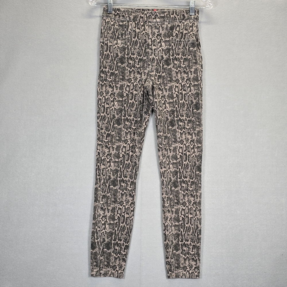 Spanx Stretch Multicolor Snake Python Print Pull … - image 1